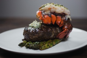 Grilled Filet and Lobster Tail Surf and Turf